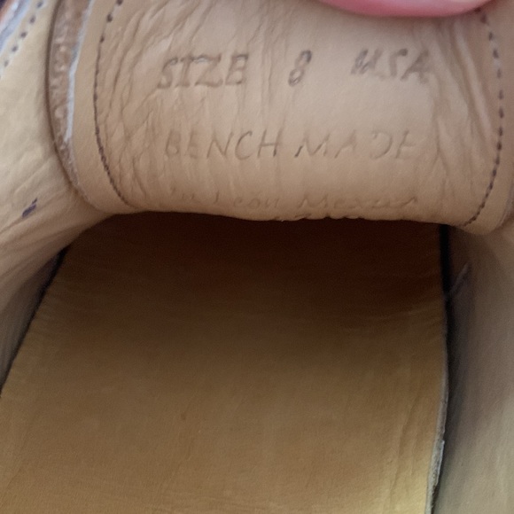 Bed Stu Brand Cream Distressed Oxfords Size 8 - Cobbler Series - VGUC - Picture 9 of 9